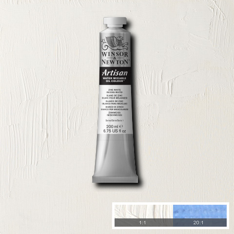 Artisan Water Mixable Oil 200ml Zinc White