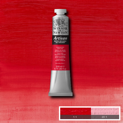  Artisan Water Mixable Oil 200ml Cadmium Red Deep Hue