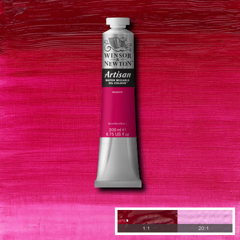 Artisan Water Mixable Oil 200ml Magenta 