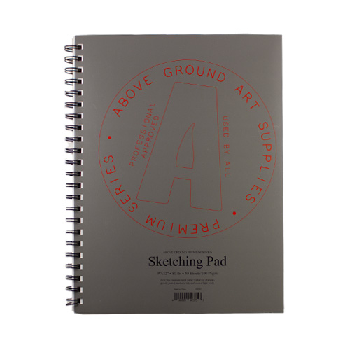 Above Ground Premium Coil-Bound Sketch Pad - 9 x 12 in.