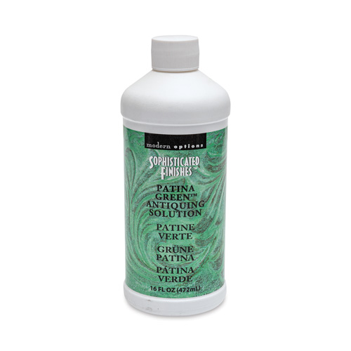 Modern Options Sophisticated Finishes - Patina Green Antiquing Solution - 16oz