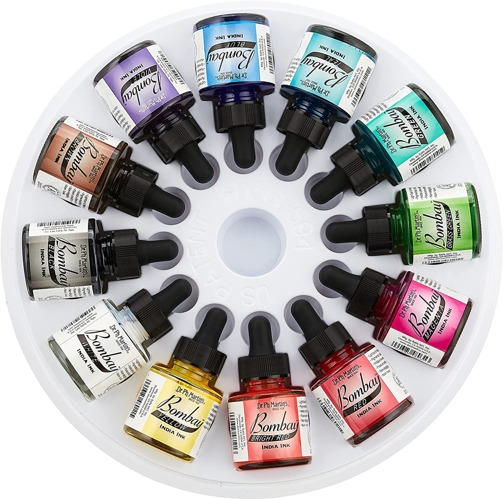 その他 Dr. Ph. Martin's Bombay India Ink 1.0 oz Set of 12 (Set 2) g6bh9ry getimage.php?recid=137295