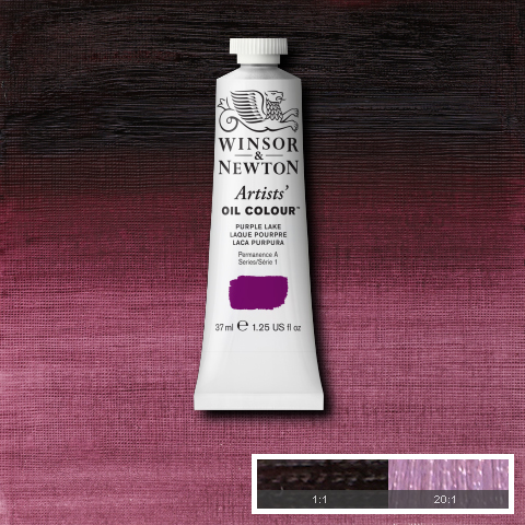 Winsor & Newton Artists' Oil Colour Purple Lake 37ml