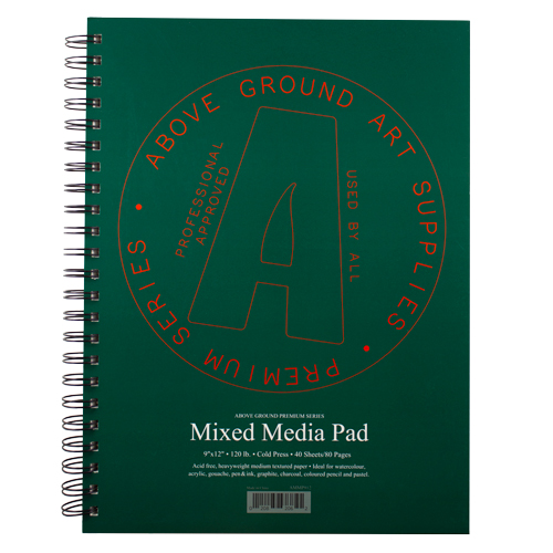 Above Ground Premium Series Mixed Media Pad - 9"x12"