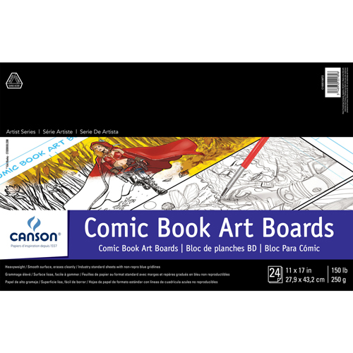 Canson Artist Series Comic Book Art Boards Pad 11" x 17"