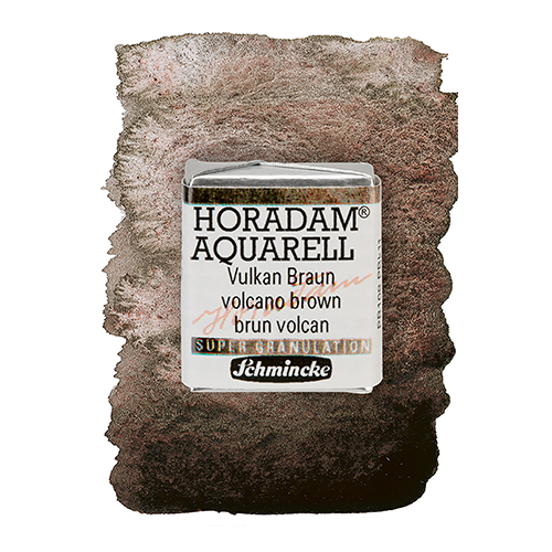 Schmincke Horadam Supergranulating Watercolour - Half Pan - 915 Volcano Brown