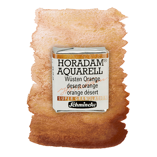 Schmincke Horadam Supergranulating Watercolour - Half Pan - 922 Desert Orange