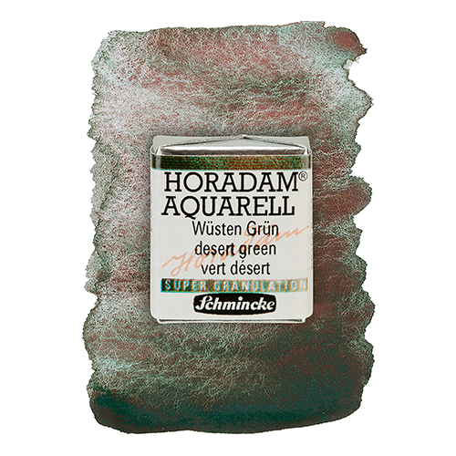 Schmincke Horadam Supergranulating Watercolour - Half Pan - 924 Desert Green