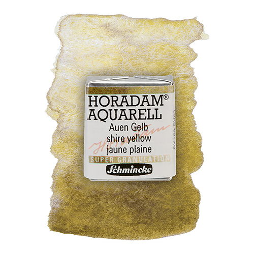 Schmincke Horadam Supergranulating Watercolour - Half Pan - 931 Shire Yellow 