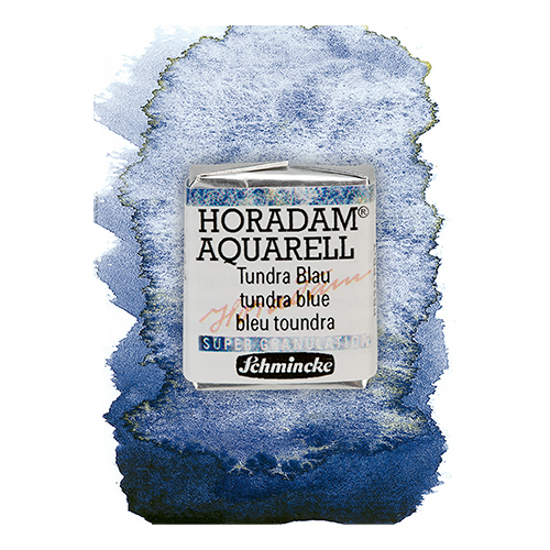 Schmincke Horadam Supergranulating Watercolour - Half Pan - 984 Tundra Blue