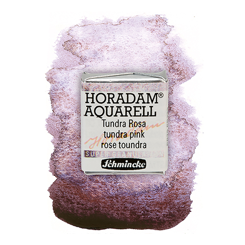 Schmincke Horadam Supergranulating Watercolour - Half Pan - 982 Tundra Pink