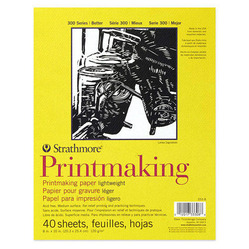 Strathmore #300 Printmaking Pad - 8"x10"