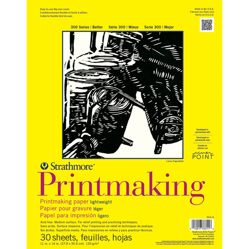 Strathmore #300 Printmaking Pad - 11"x14"