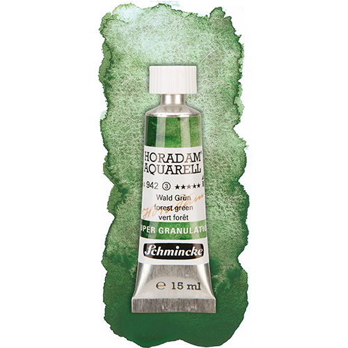 Schmincke Horadam Supergranulating Watercolour - 15ml - 942 Forest Green