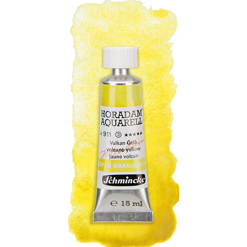 Schmincke Horadam Supergranulating Watercolour - 15ml - 911 Volcano Yellow