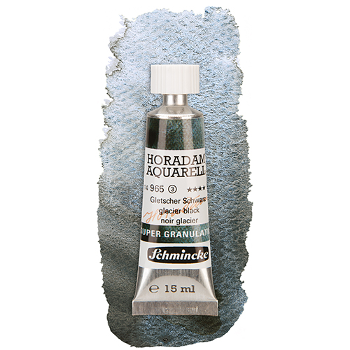 Schmincke Horadam Supergranulating Watercolour - 15ml - Glacier Black