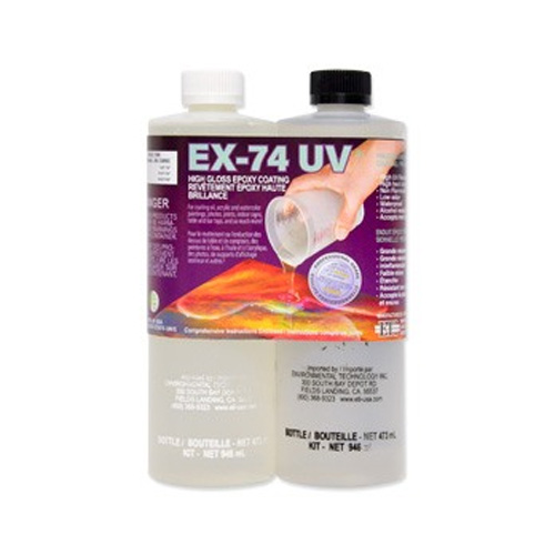 EX-74 UV High Gloss Epoxy Coating Kit