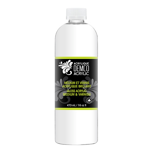 Demco Gloss Acrylic Medium & Varnish - 473ml