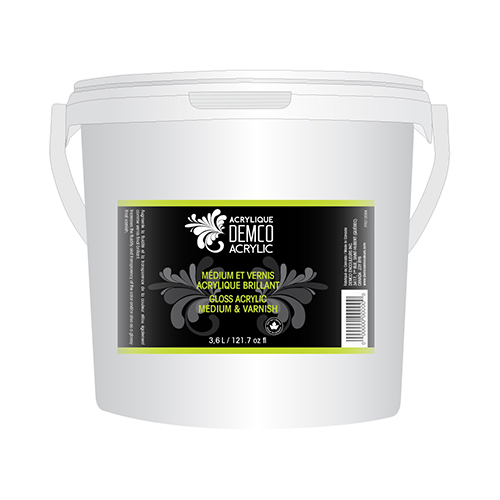 Demco Gloss Acrylic Medium & Varnish -  3.6L