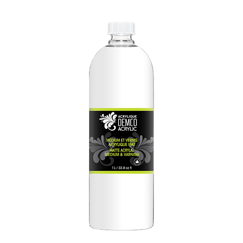 Demco Matte Acrylic Medium & Varnish - 1L