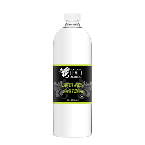 Demco Gloss Acrylic Medium & Varnish -  1L