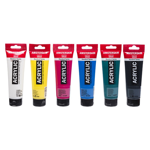 Amsterdam Standard Series acrylic paint - Class Set of 6