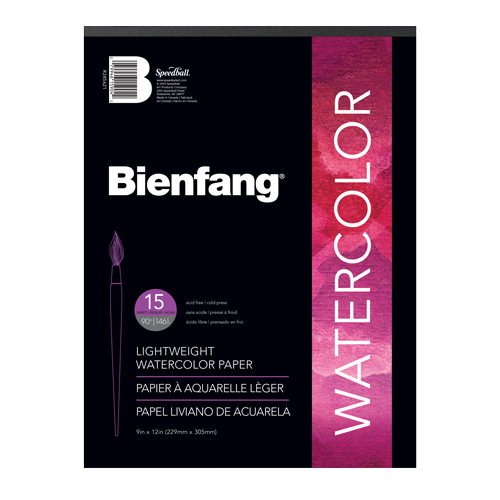 Bienfang Aquademic Watercolour Pad 9 x 12 in.