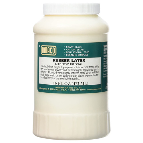 Amaco Rubber Latex 16oz Jar