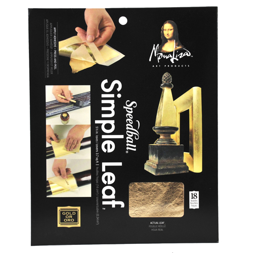 Mona Lisa Simple Leaf Gold 18 Sheets