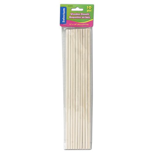 Selectum Dowels 1/4" x 12" - 10 pack