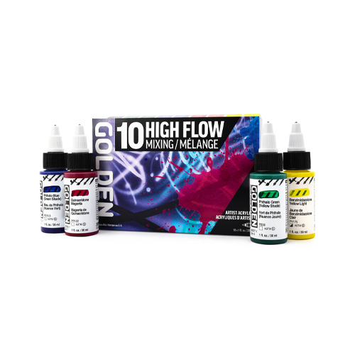 Golden High Flow Mixing Set of 10