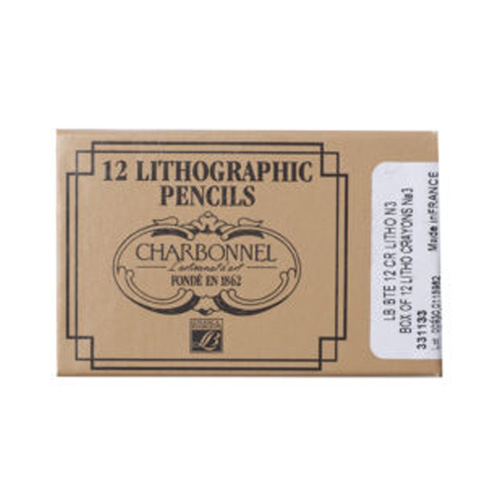 Charbonnel Lithographic Crayons No.3 - Medium - 12-pack