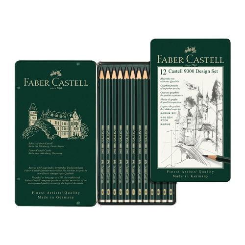 Faber-Castell 9000 Graphite Pencils Design Set