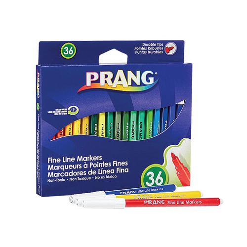 Prang Fine Line Markers - set of 12 • PAPER SCISSORS STONE