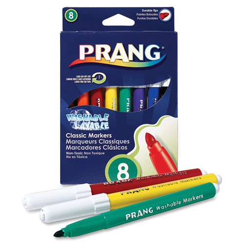 Prang Washable Markers Conical Tip Set of 8