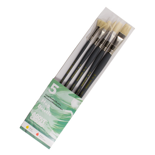 Above Ground Hog Bristle LH Brush Set of 5