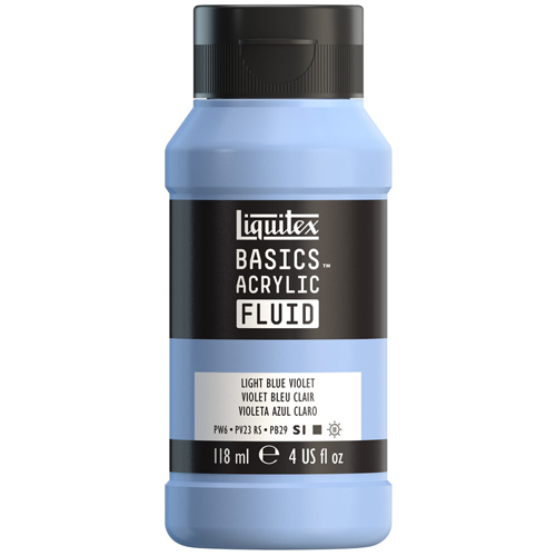 Liquitex Basics Fluid - Light Blue Violet - 118mL