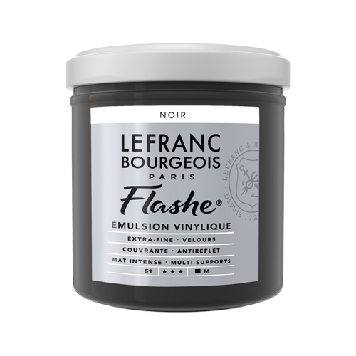 Flashe Vinyl Emulsion Paint - 125ml - Black