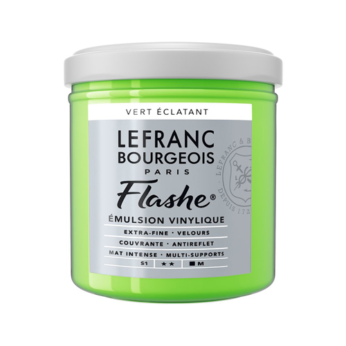 Flashe Vinyl Emulsion Paint - 125ml - Bright Green