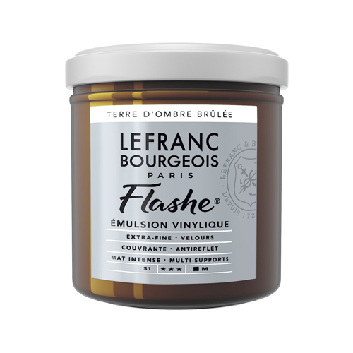 Flashe Vinyl Emulsion Paint - 125ml - Burnt Umber