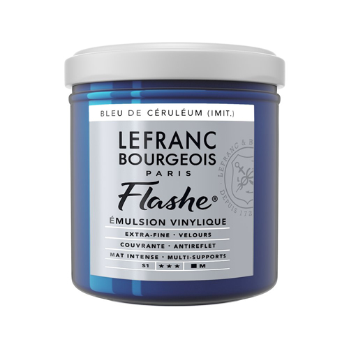 Flashe Vinyl Emulsion Paint - 125ml - Cerulean Blue