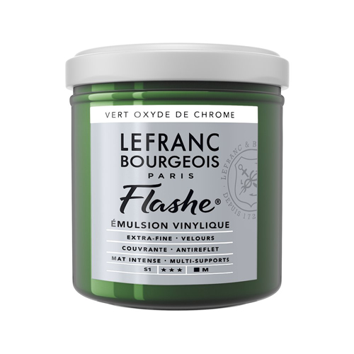 Flashe Vinyl Emulsion Paint - 125ml - Chromium Oxide Green