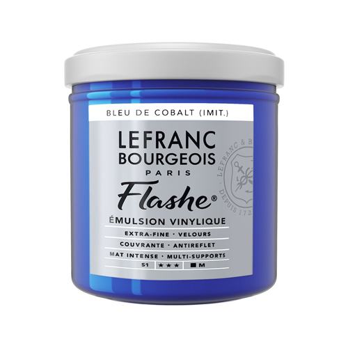 Flashe Vinyl Emulsion Paint - 125ml - Cobalt Blue Hue