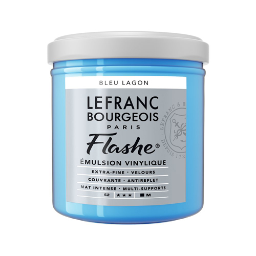Flashe Vinyl Emulsion Paint - 125ml -  Lagoon Blue