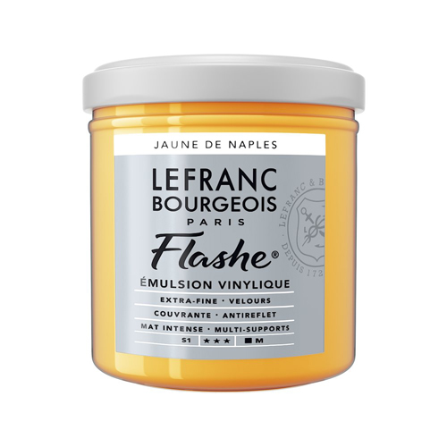 Flashe Vinyl Emulsion Paint - 125ml - Naples Yellow Hue