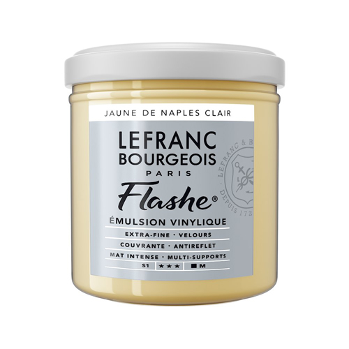 Flashe Vinyl Emulsion Paint - 125ml - Naples Yellow Light