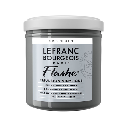 Flashe Vinyl Emulsion Paint - 125ml - Neutral Grey