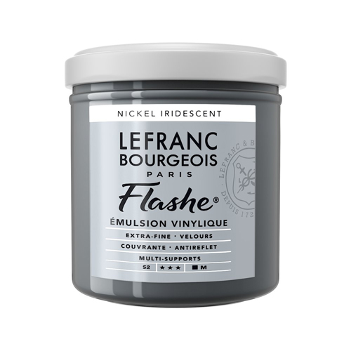 Flashe Vinyl Emulsion Paint - 125ml - Iridescent Nickle