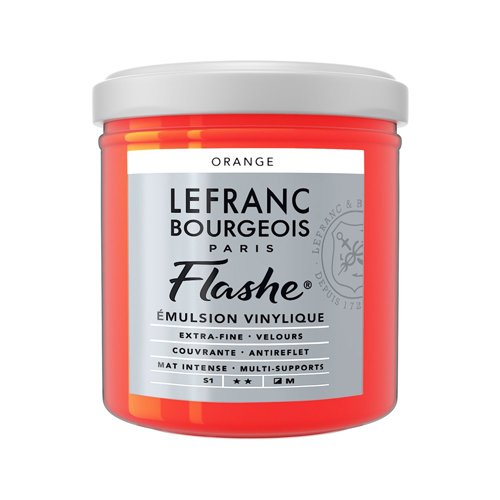 Flashe Vinyl Emulsion Paint - 125ml - Orange