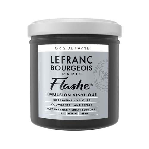 Flashe Vinyl Emulsion Paint - 125ml - Payne's Grey